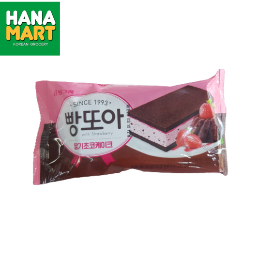 Pangtoa Strawberry Choco cake Icecream 빵또아 딸기쵸코케익180ml