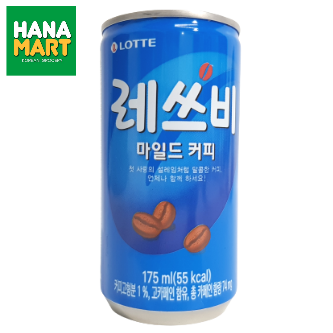 Lotte Let's Be Mild Coffee 레쓰비 커피 175ml