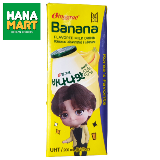Bingrae Banana Milk 바나나 우유 200ml