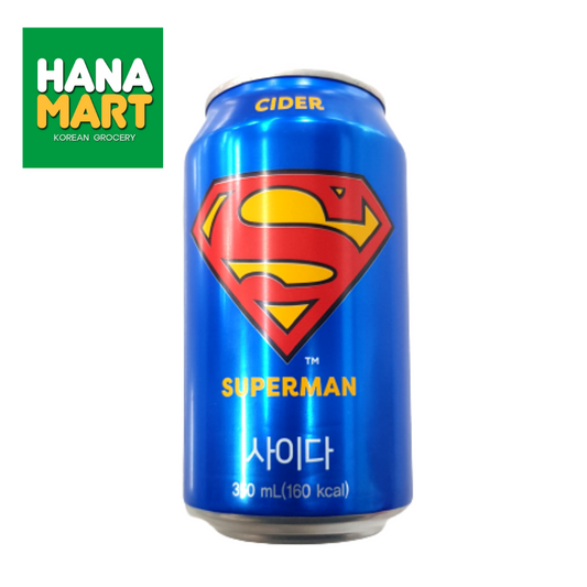 YouUs Superman Cider 유어스 슈퍼맨 사이다 350ml