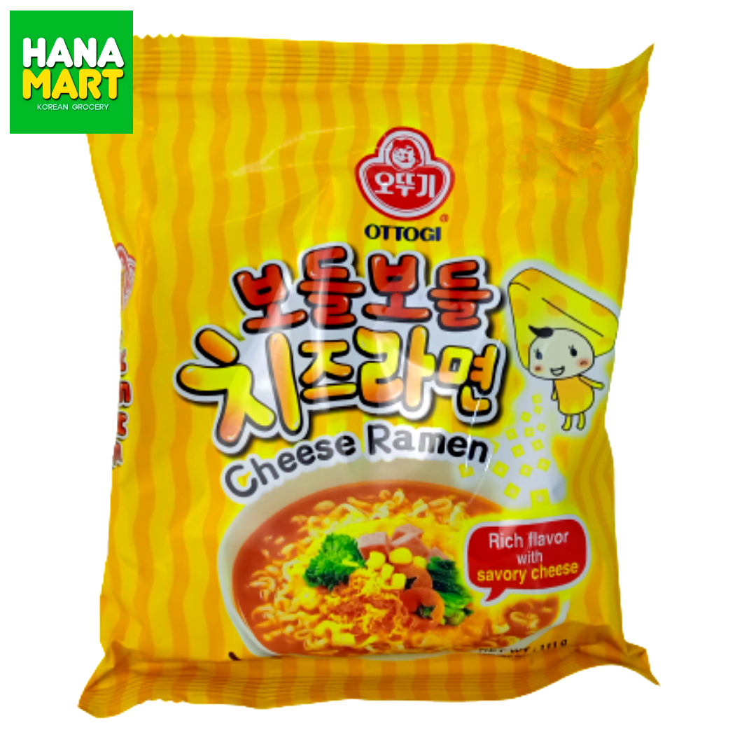 Ottogi Cheese Ramen 보들보들 치즈라면 111g