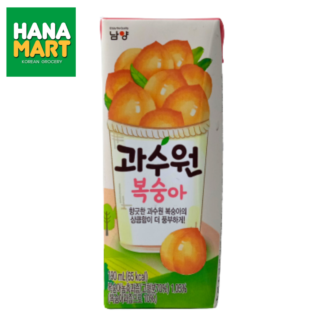 Namyang Gwasuwon Peach Juice 과수원 복숭아 190ml