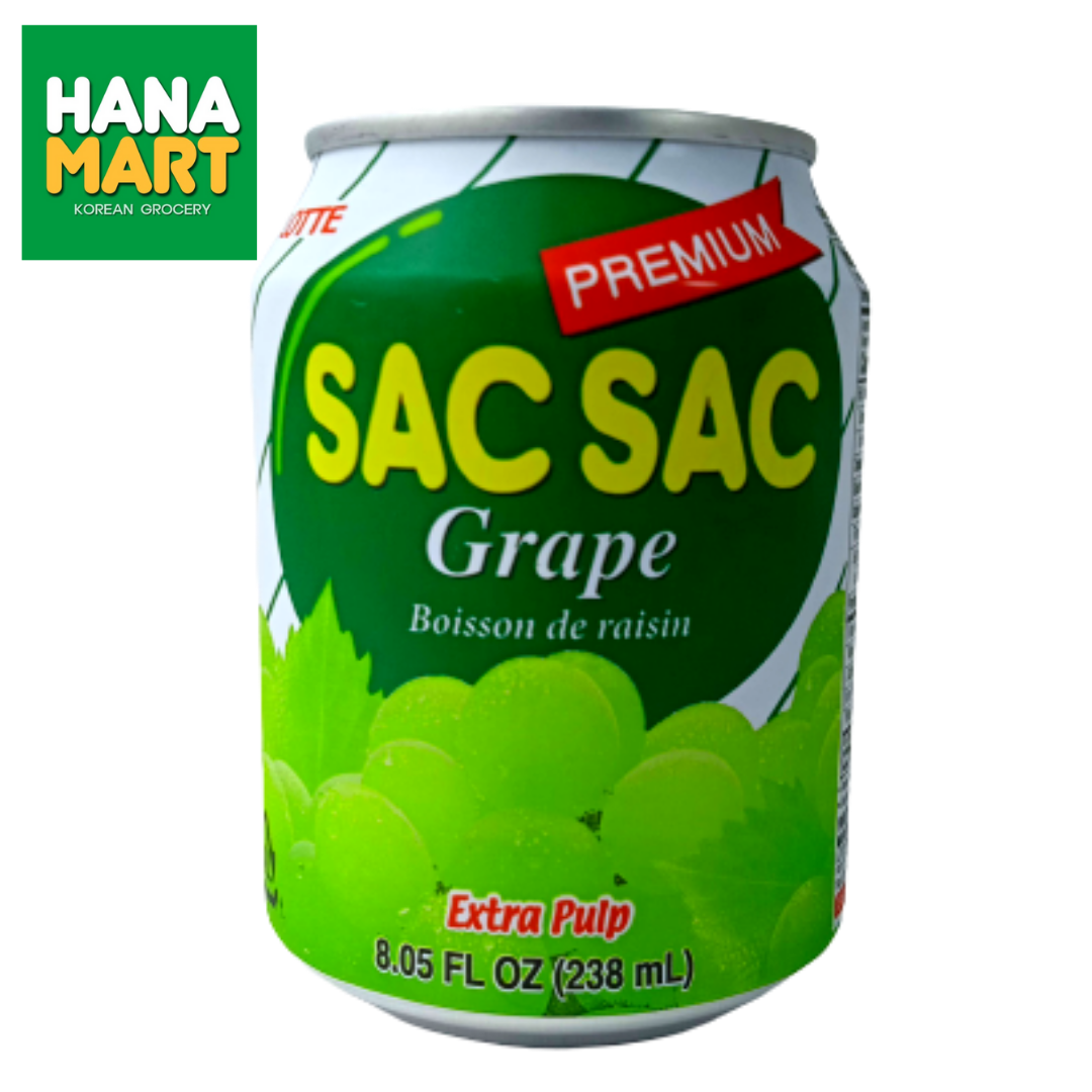 Lotte - Sac Sac Grape 싹싹 포도맛  238ml