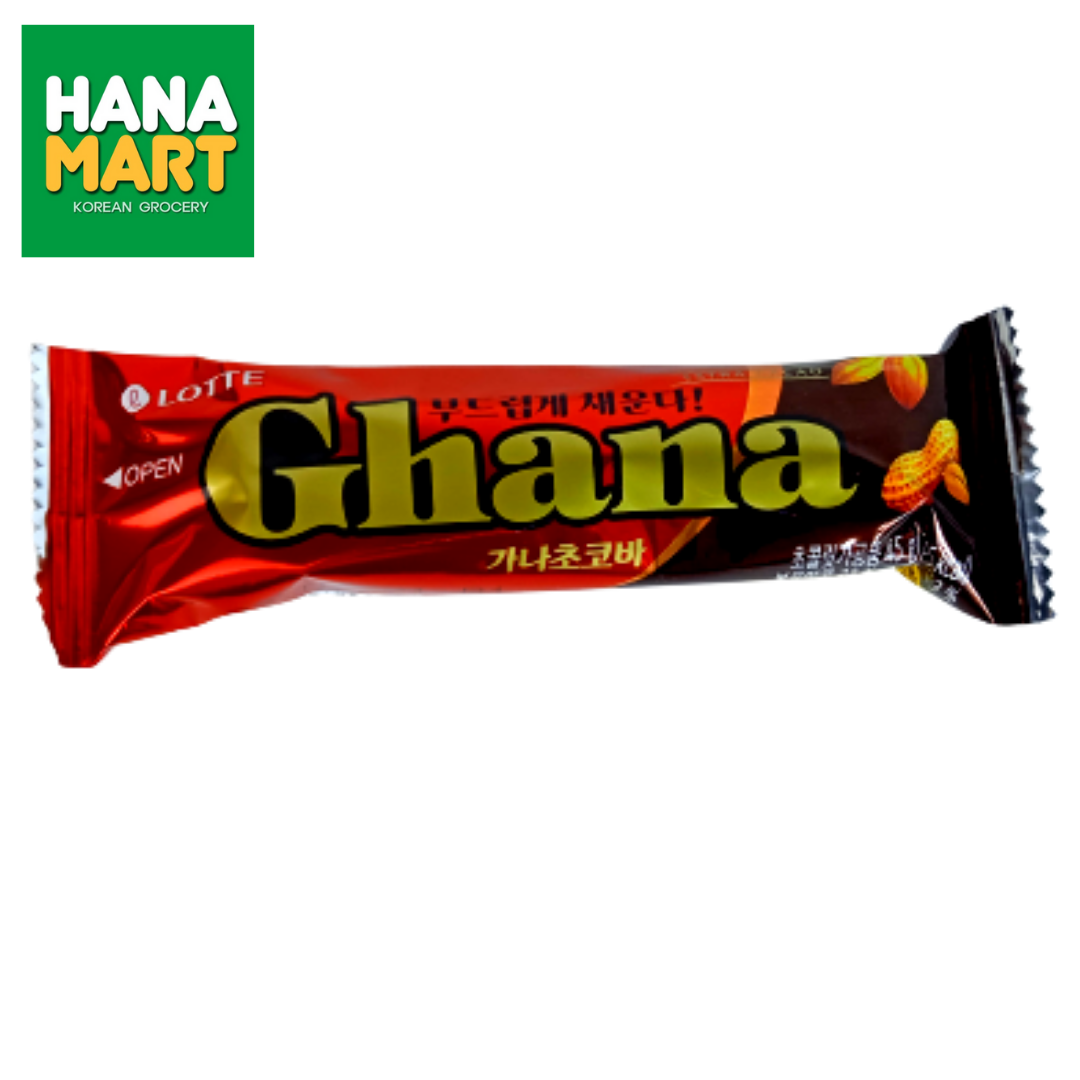 Lotte Ghana Peanut Chocolate 가나 초콜렛 바 45g