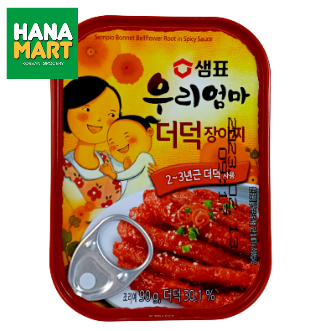 Sempio Bonnet Bellflower Root in Spicy Sauce 샘표 우리엄마 더덕 장아찌