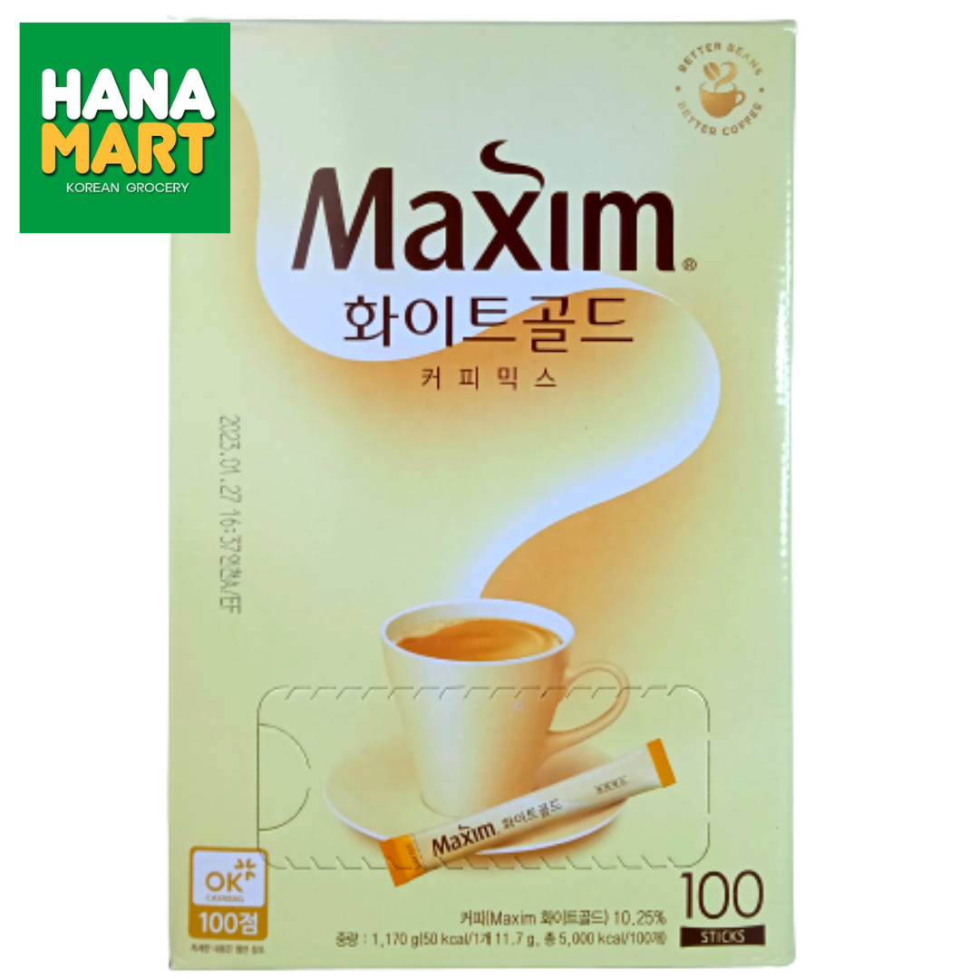 Maxim White Gold Coffee Mix 맥심 화이트 골드 100s