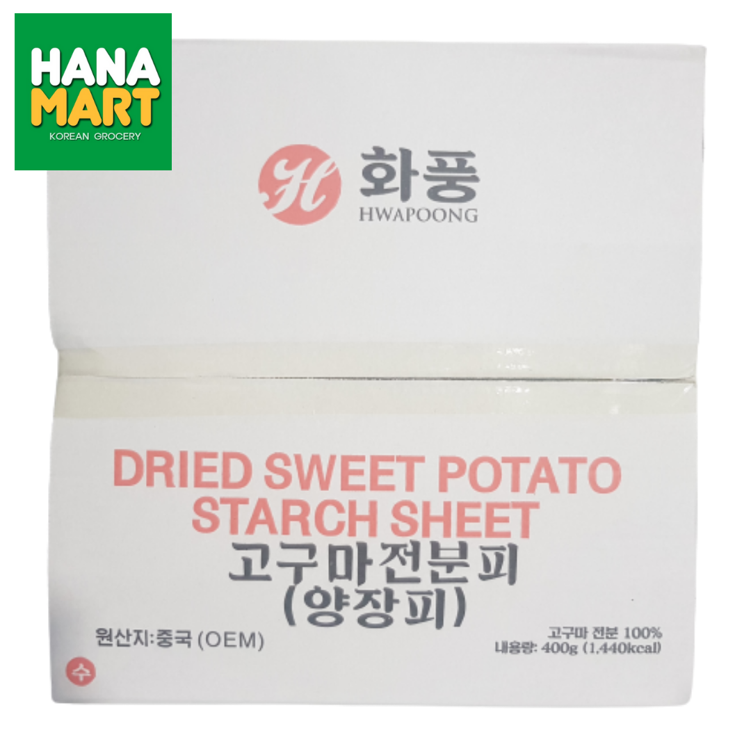 Hwapoong Dried Sweet Potato Starch Sheet 고구마 전분피 400g