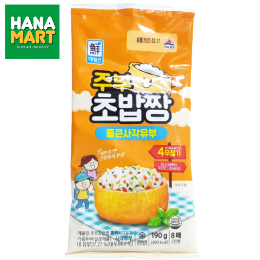 Sajo Daerim Fried Soybean Curd 주부 초밥짱 190g