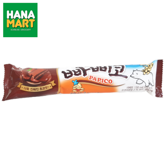 Lotte Papico Choco Ice Tube 빠삐코 초코