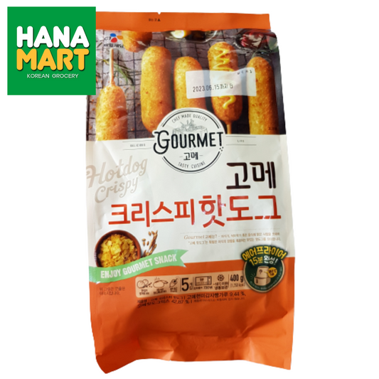 CJ Gourmet Crispy Hotdog 고메 크리스피 핫도그 400g