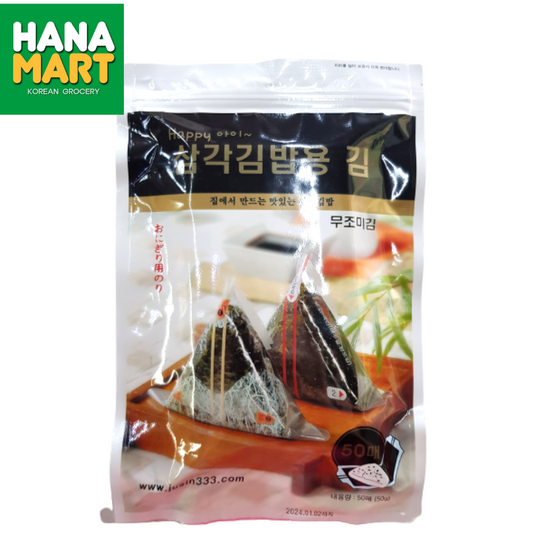 Happy Triangle Shape Kimbab Seaweed 삼각김밥용 김 50gX50pcs